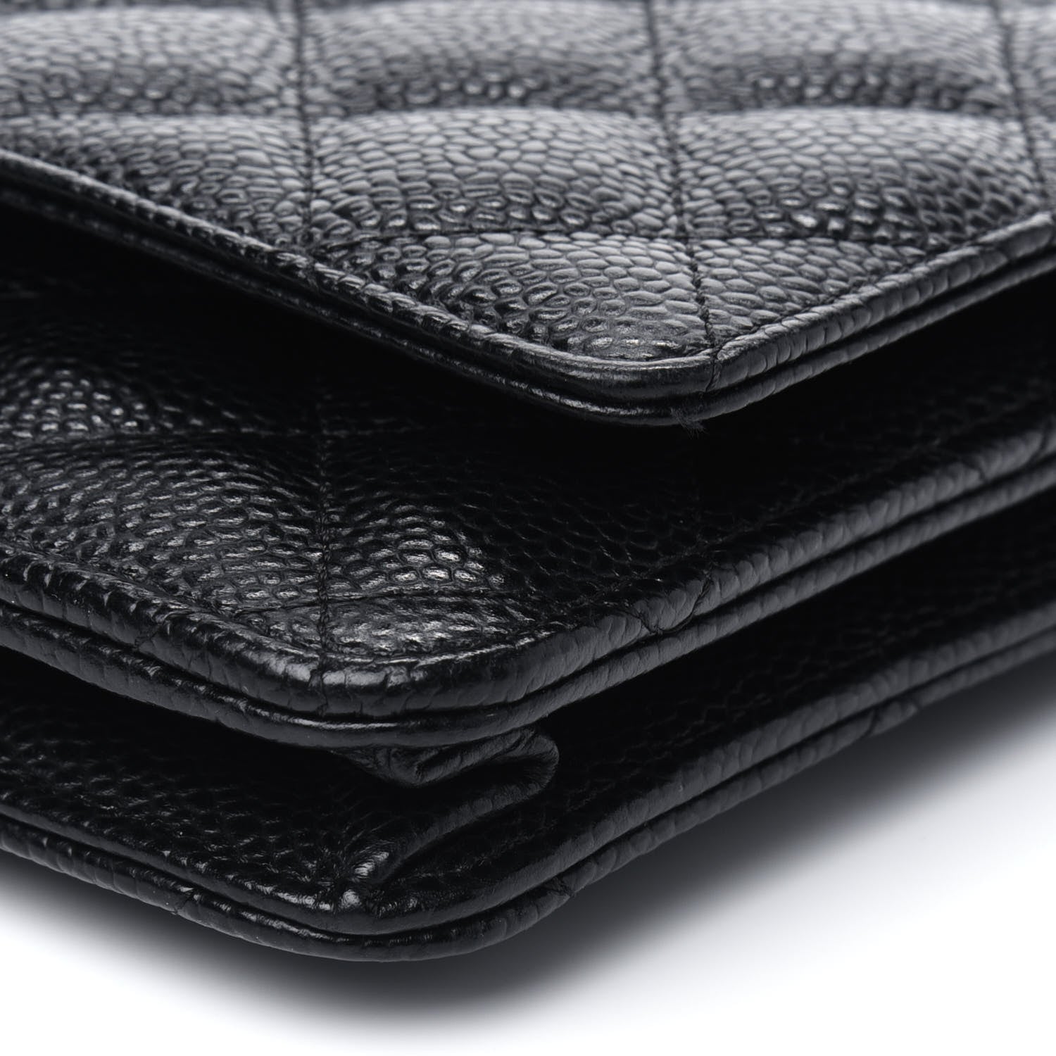 Chanel Caviar Quilted Wallet On Chain WOC Black 11 of 14