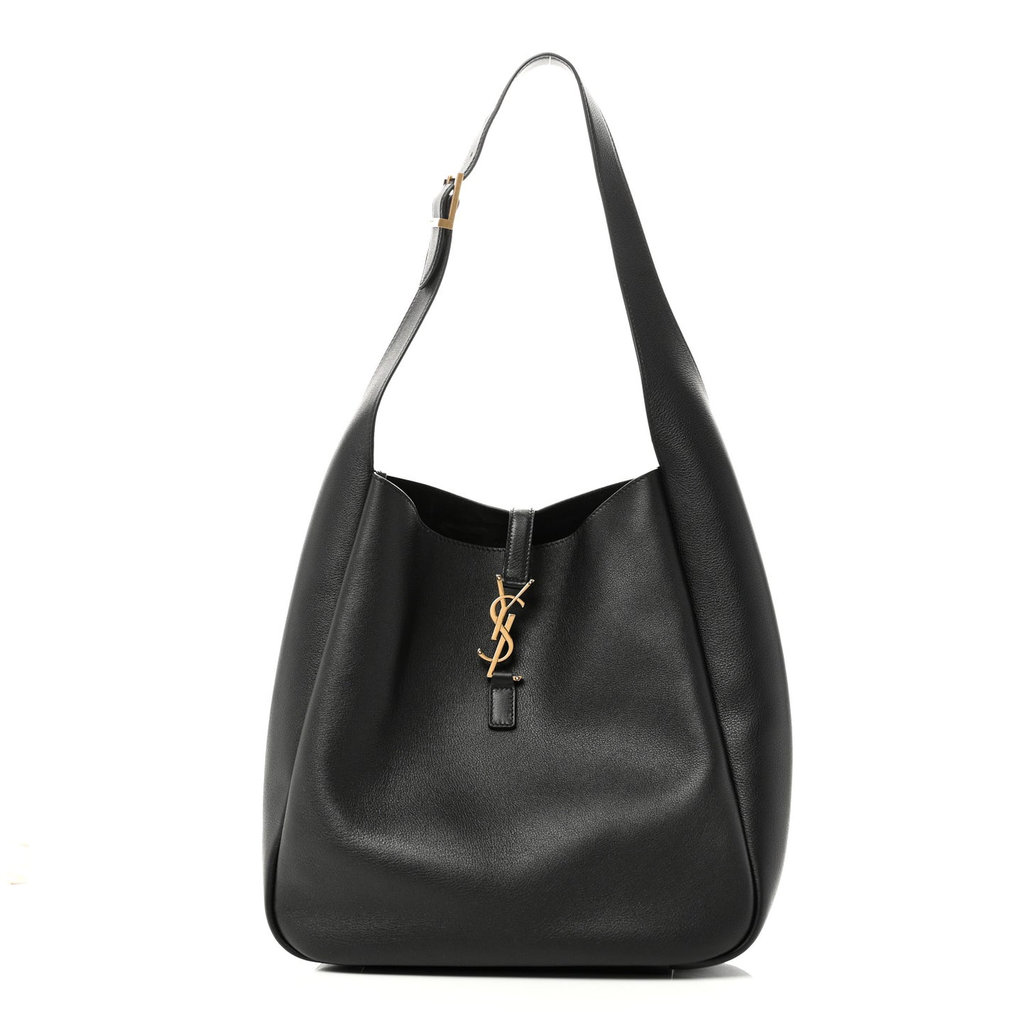 Supple Calfskin Large Le 5 A 7 Soft Hobo Black
