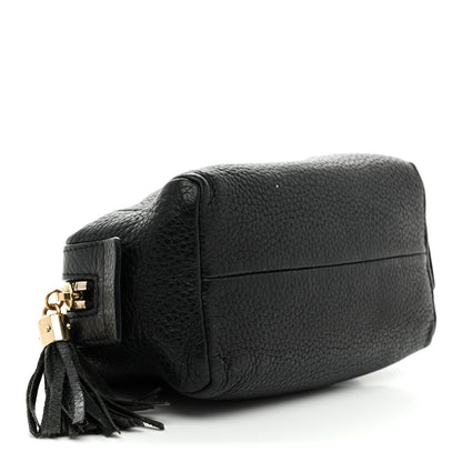 Gucci Pebbled Calfskin Medium Soho Cosmetic Case Black 4 of 7