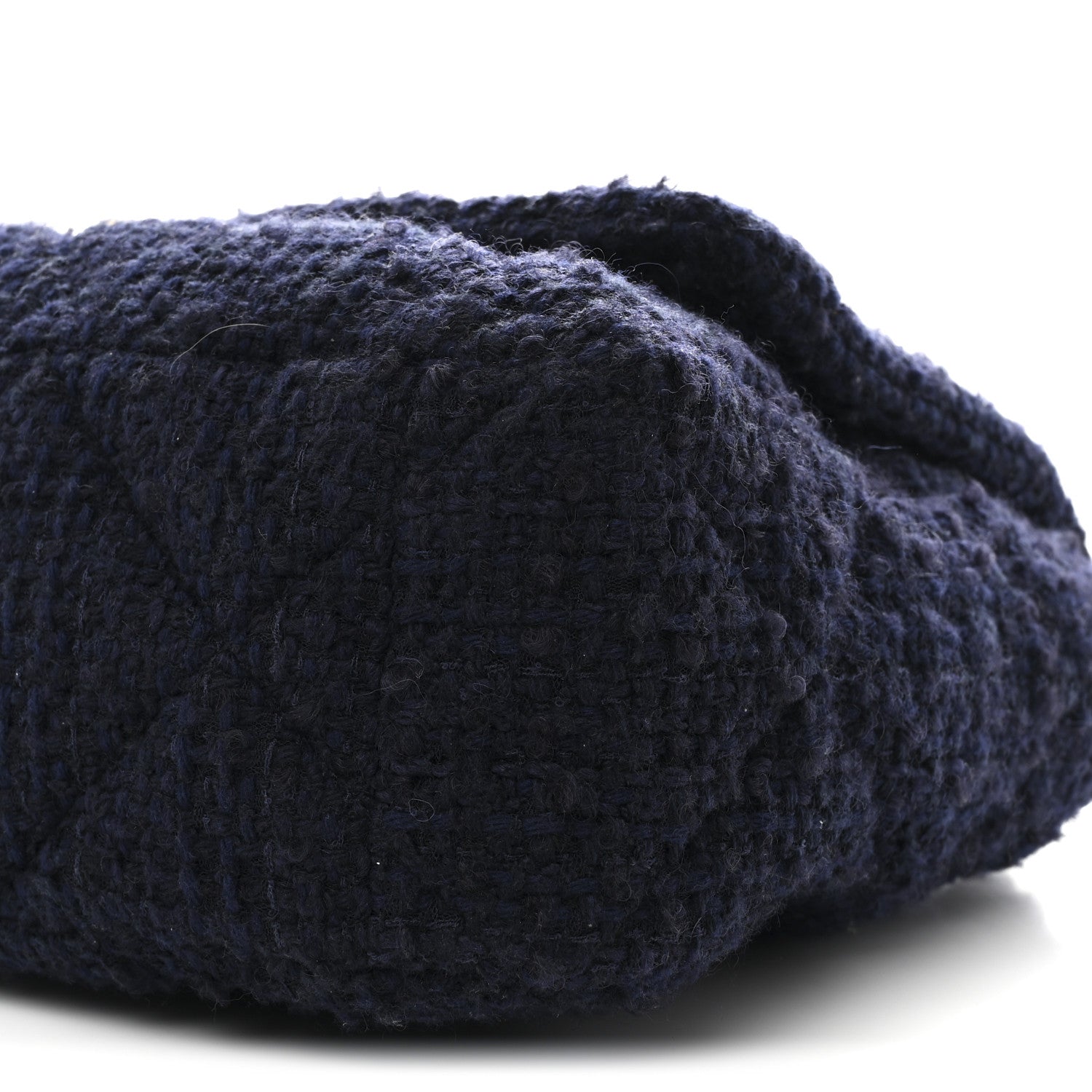 Chanel Tweed Quilted Maxi Chanel 19 Flap Navy 10 of 10