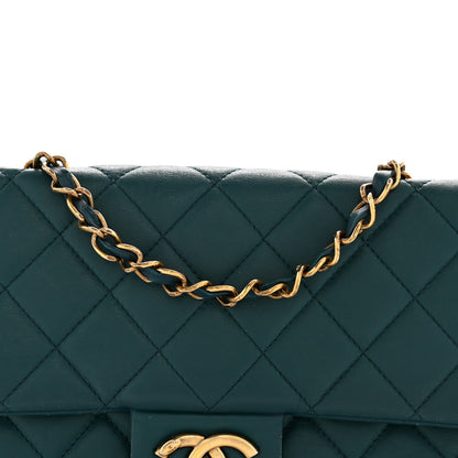 Chanel Calfskin Quilted East West Flap Dark Blue 7 of 14