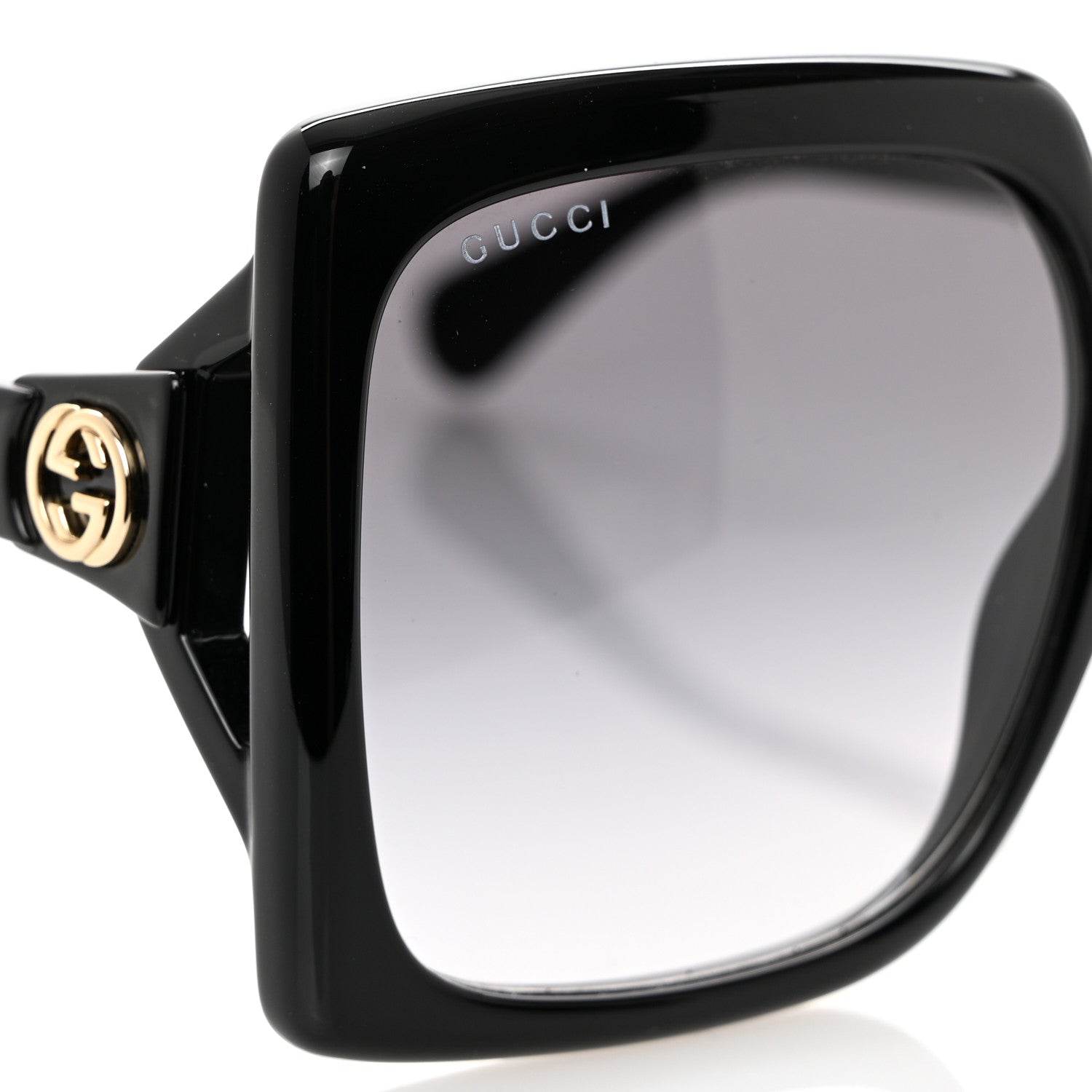 Gucci Acetate Square Frame Sunglasses GG0876S Black 7 of 7