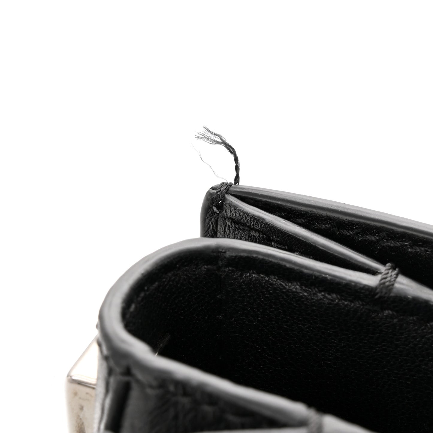 Snakeskin Embossed Vitello Calf Hair B-Rockstud Flap Black