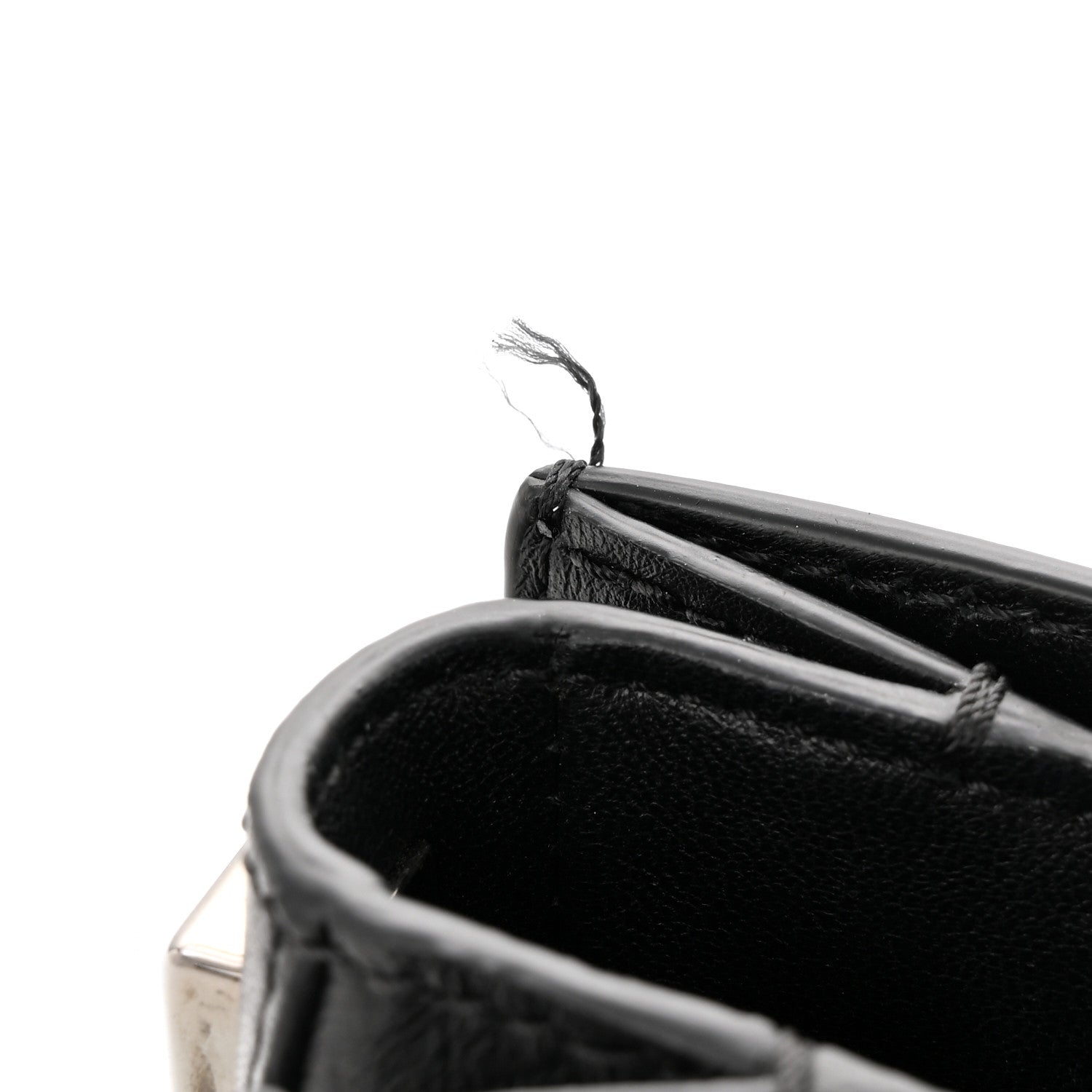 Valentino Garavani Snakeskin Embossed Vitello Calf Hair B-Rockstud Flap Black 10 of 11