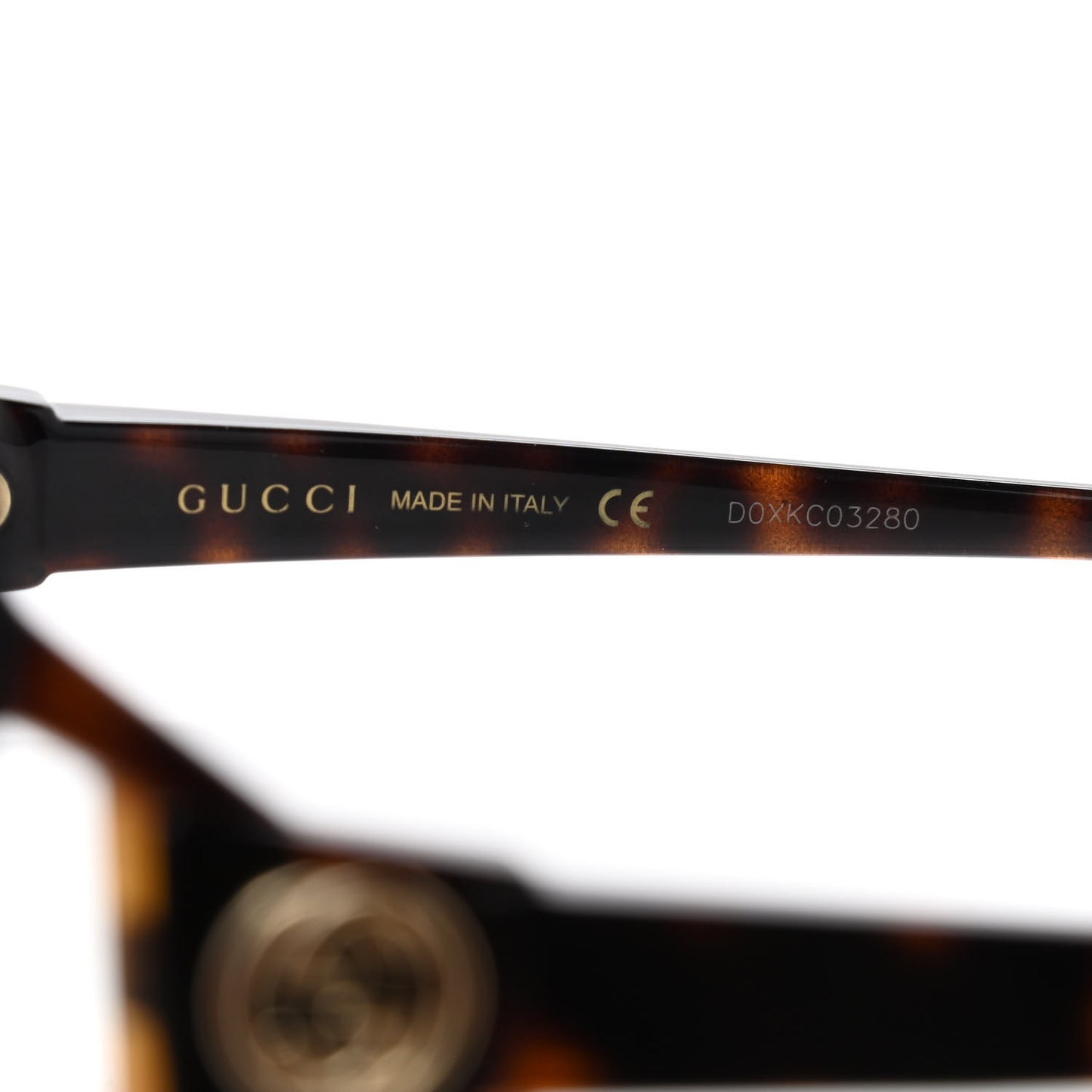 Acetate Square Frame Sunglasses GG0876SA Tortoise