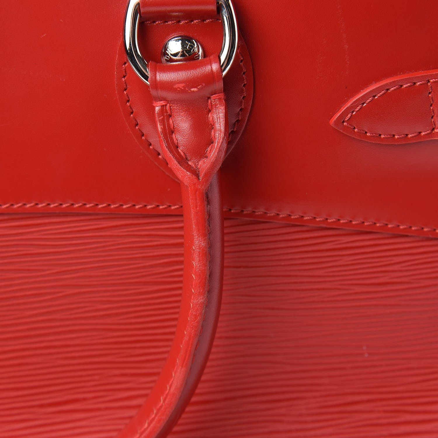 Louis Vuitton Epi Passy PM Castillan Red 16 of 27