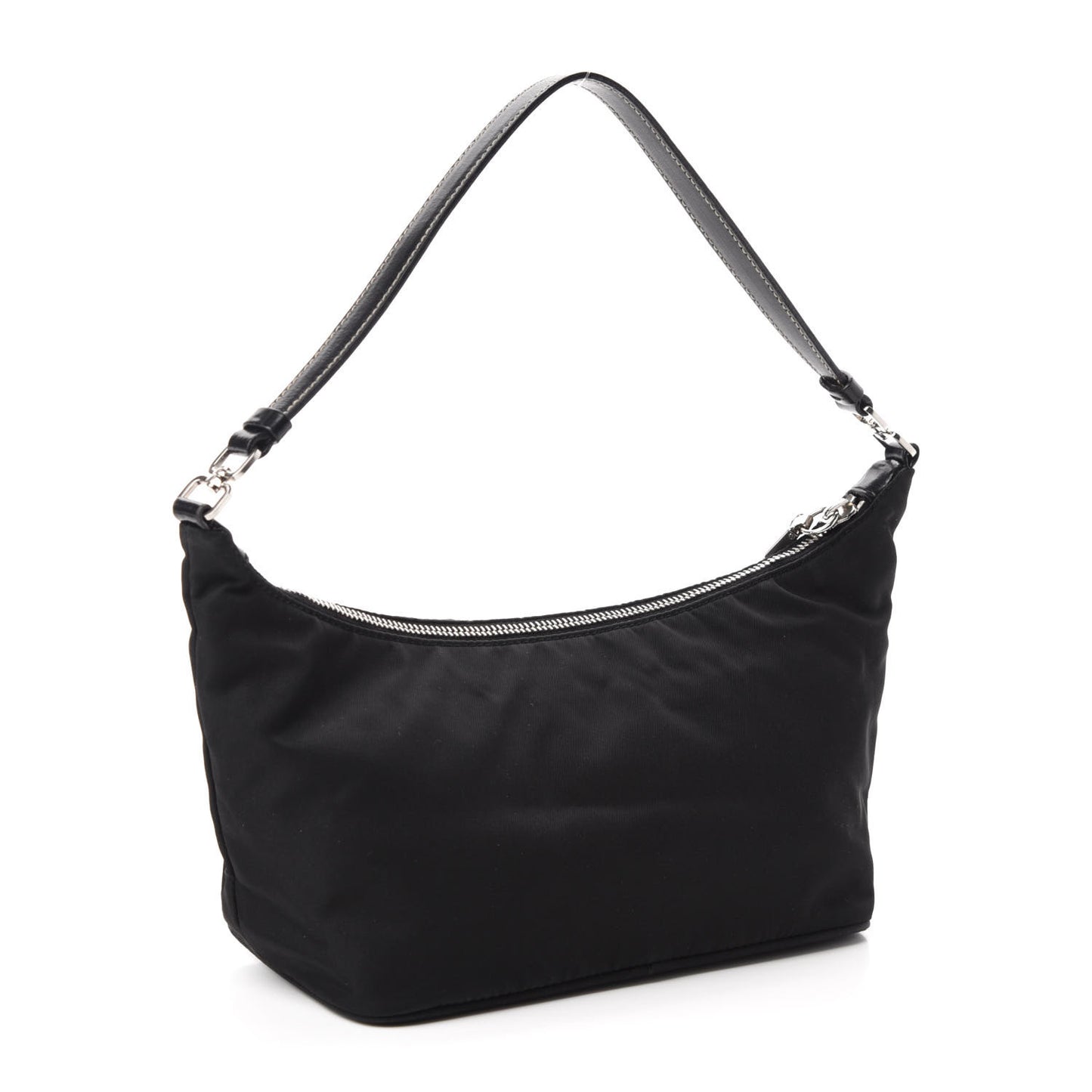 Tessuto Nylon Pochette Bag Black