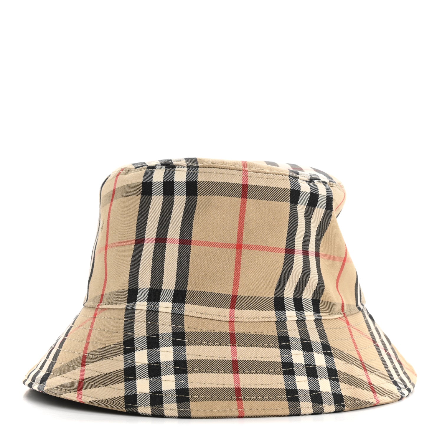 Burberry Technical Cotton Vintage Check Bucket Hat S Archive Beige 3 of 9