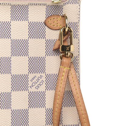 Louis Vuitton Damier Azur Neverfull MM GM Pochette Rose Ballerine 11 of 15