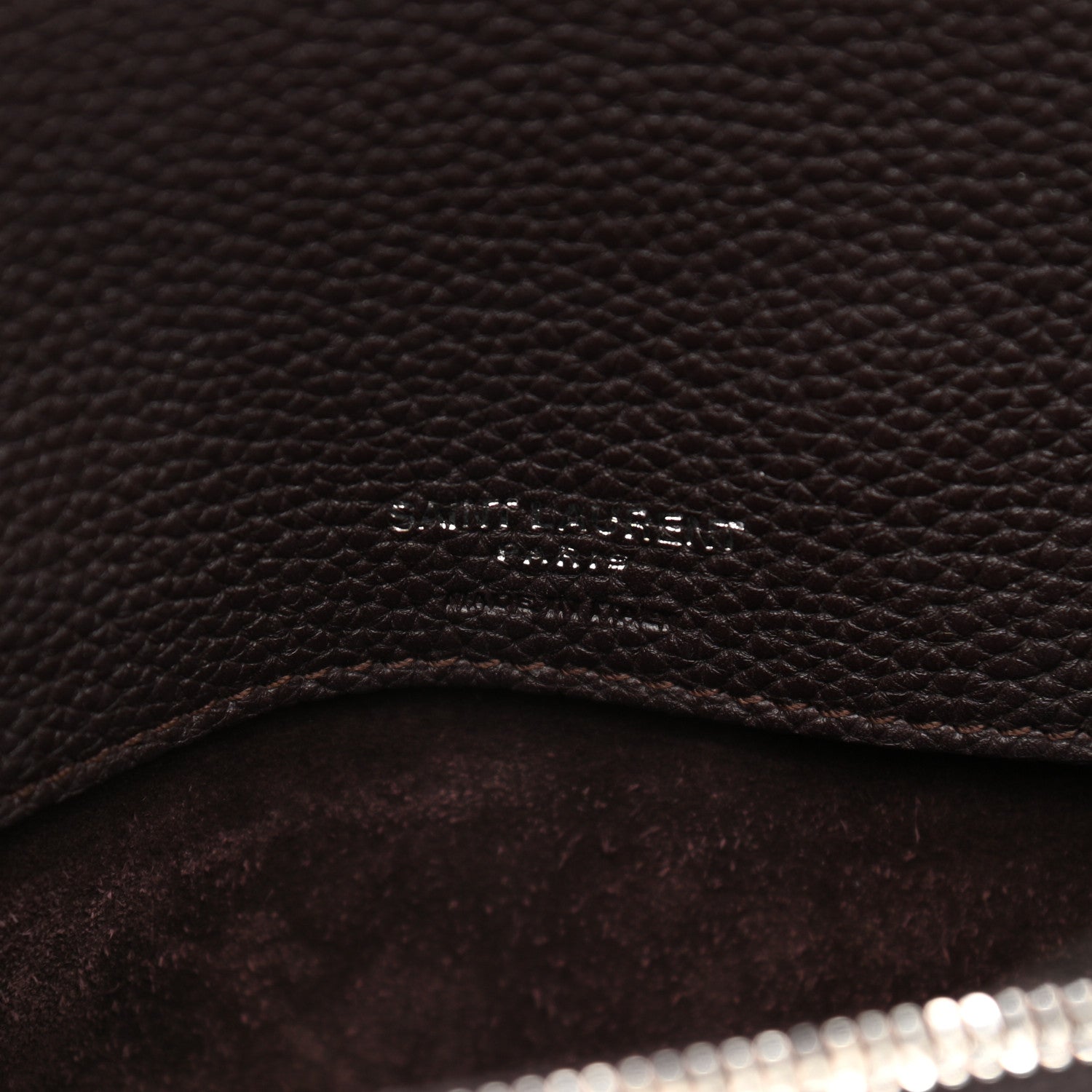 Saint Laurent Grained Calfskin Baby Supple Sac De Jour Bordeaux 6 of 12
