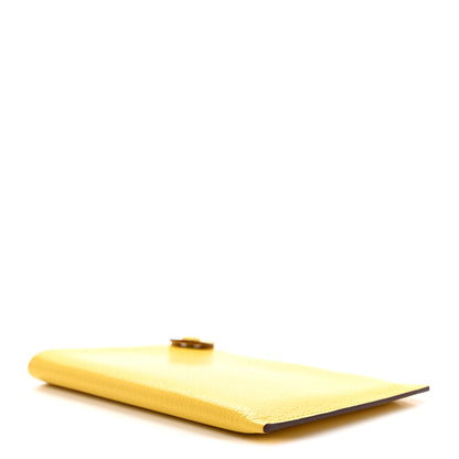 Hermes Chevre Mysore Tarmac PM Passport Holder Soleil 4 of 7
