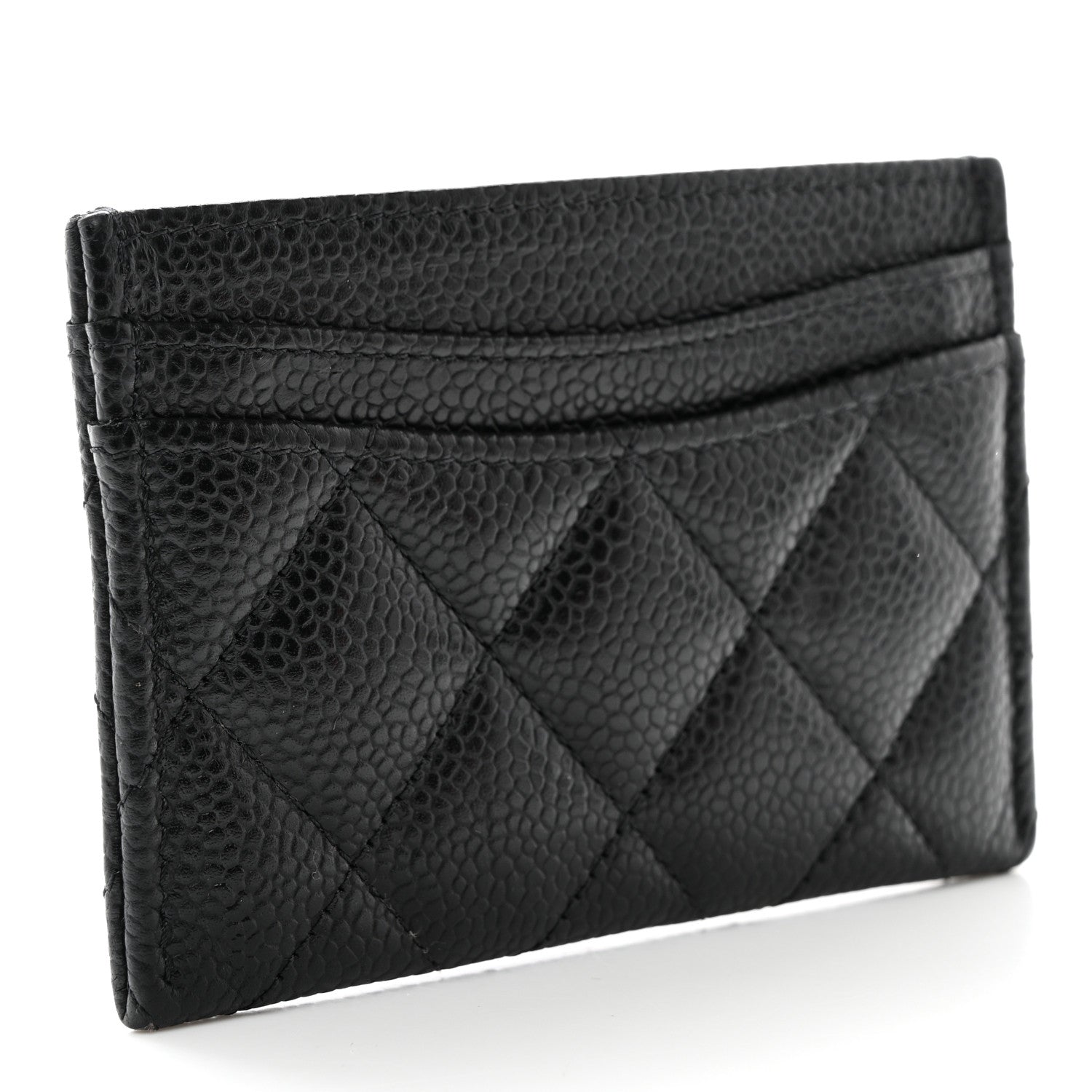 Chanel Caviar Quilted Card Holder Black 3 of 8