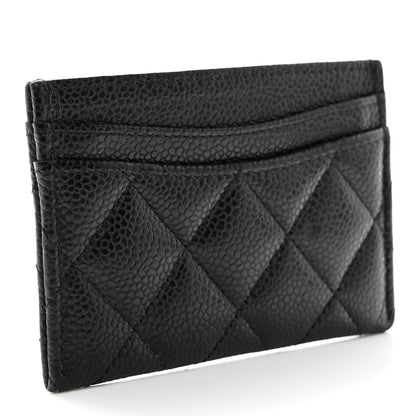 Chanel Caviar Quilted Card Holder Black 3 of 8