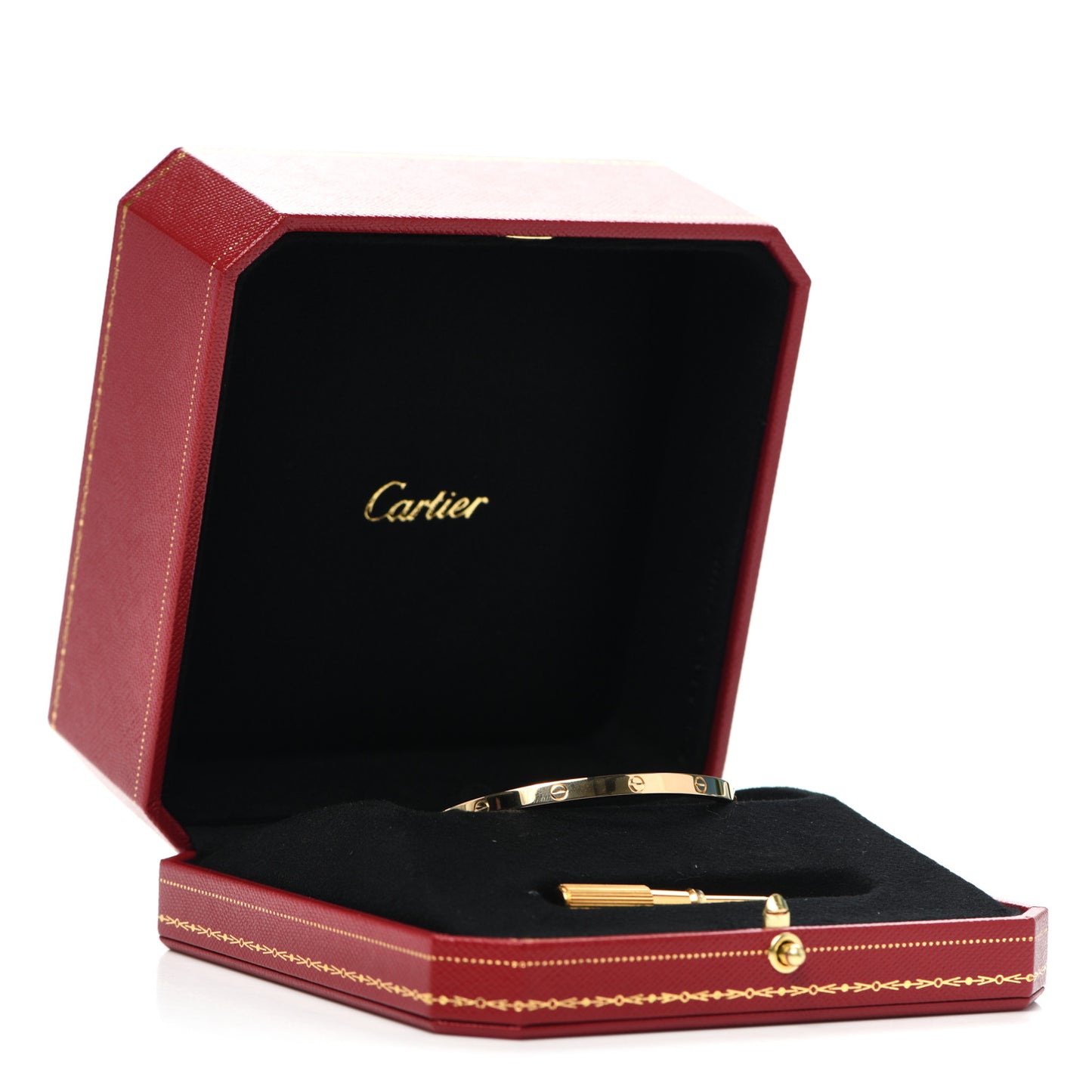 18K Yellow Gold Small LOVE Bracelet 16