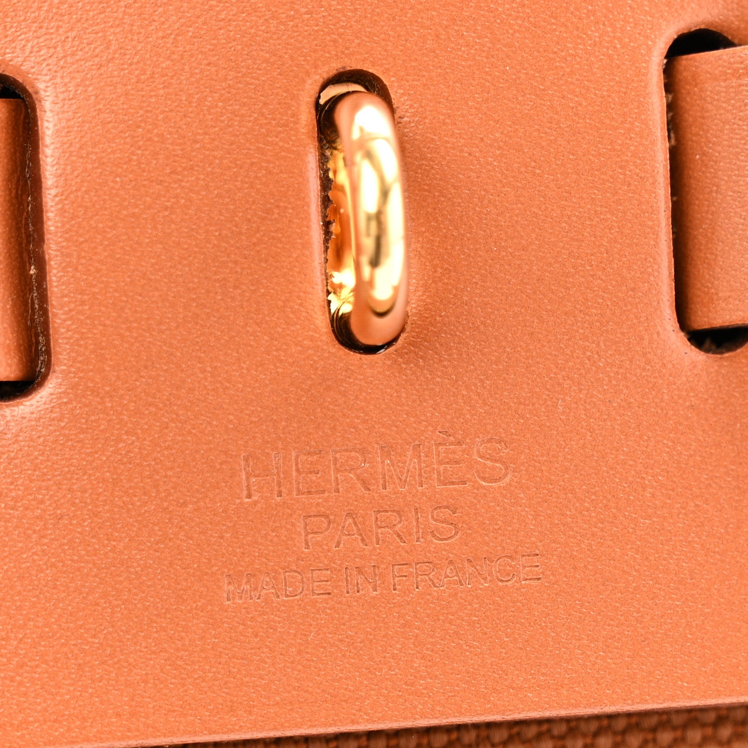 Hermes Military Toile Vache Hunter Herbag Zip Retourne 31 PM Fauve 7 of 12