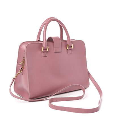 Saint Laurent Calfskin Small Monogram Cabas Vieux Rose 4 of 11