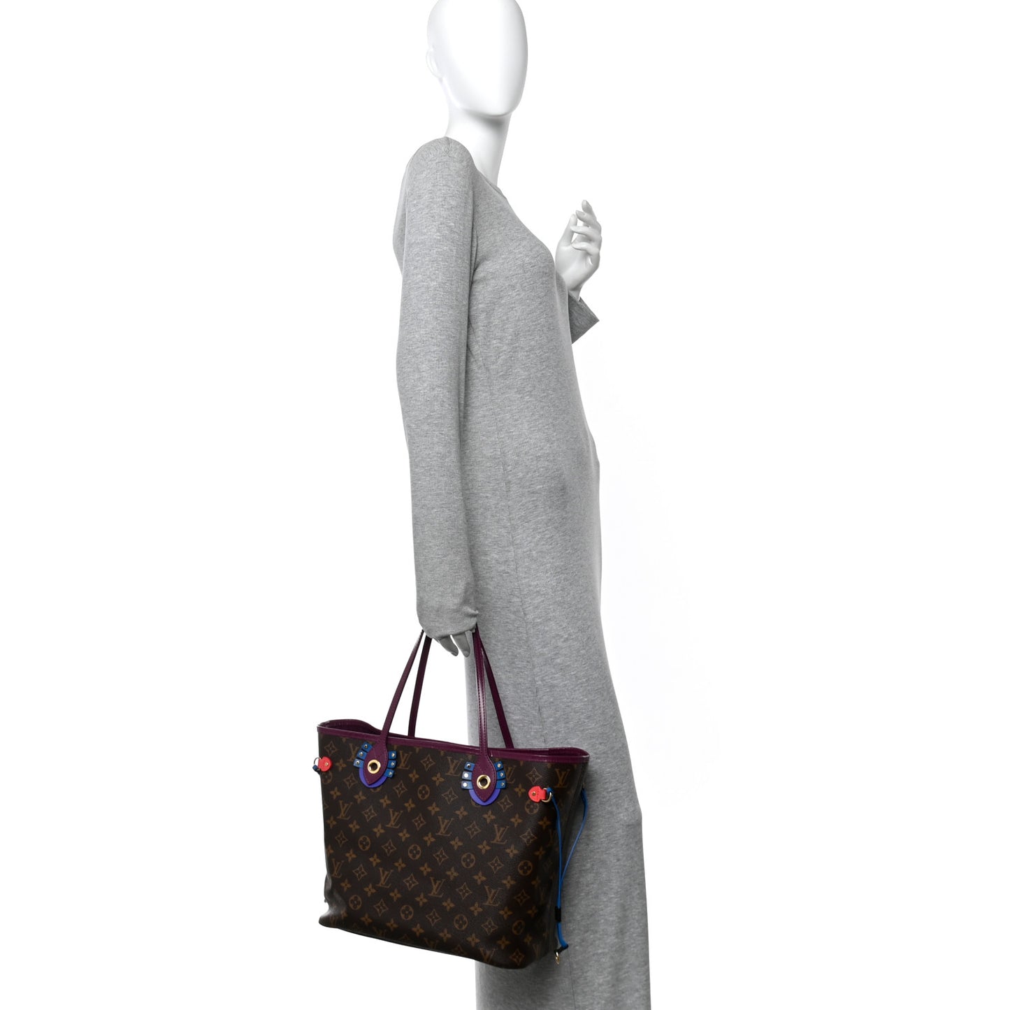Monogram Totem Neverfull MM Magenta