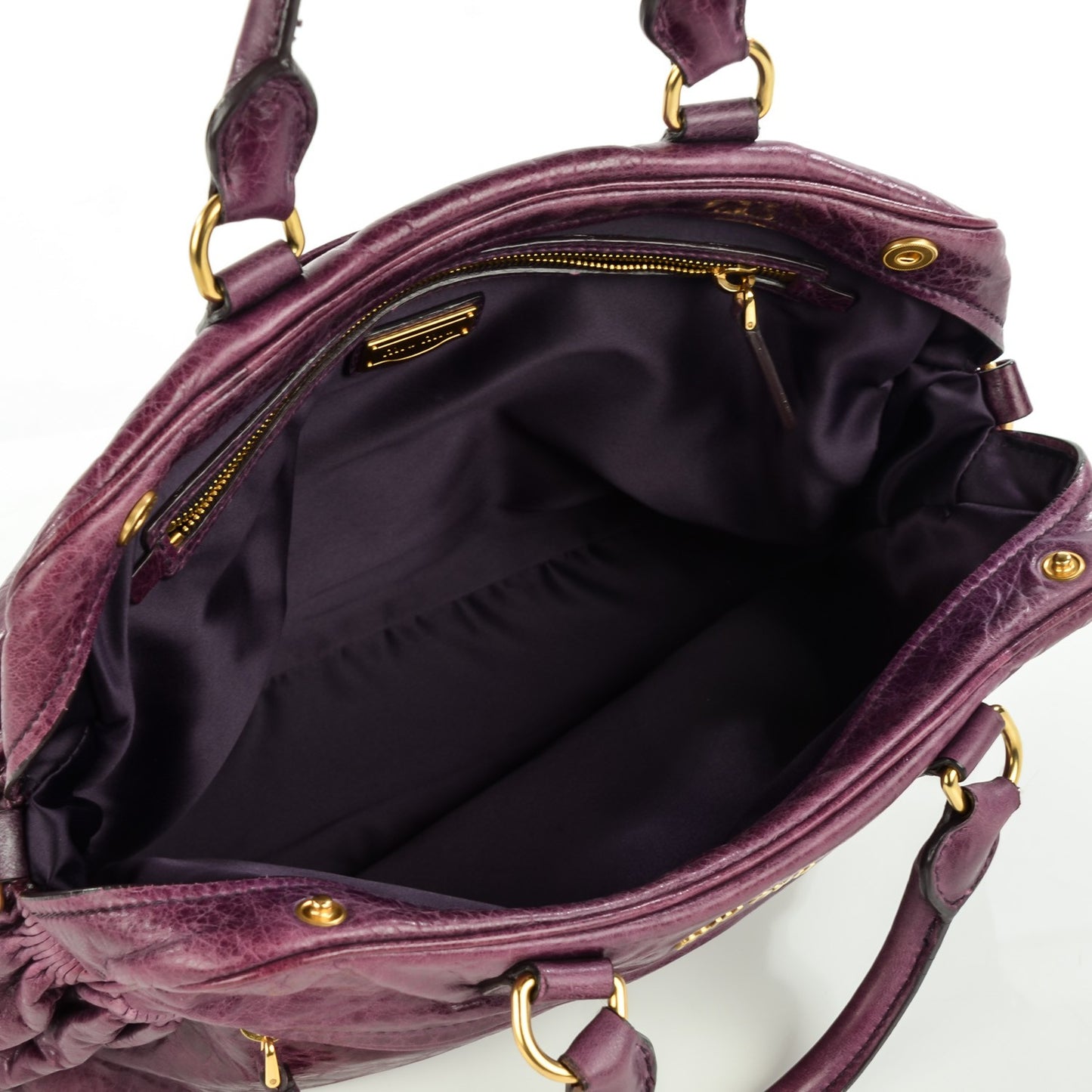 Vitello Lux Mini Charm Tote Ribes