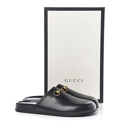 Gucci Malaga Kid Womens Horsebit River Slippers 36 Black 11 of 11