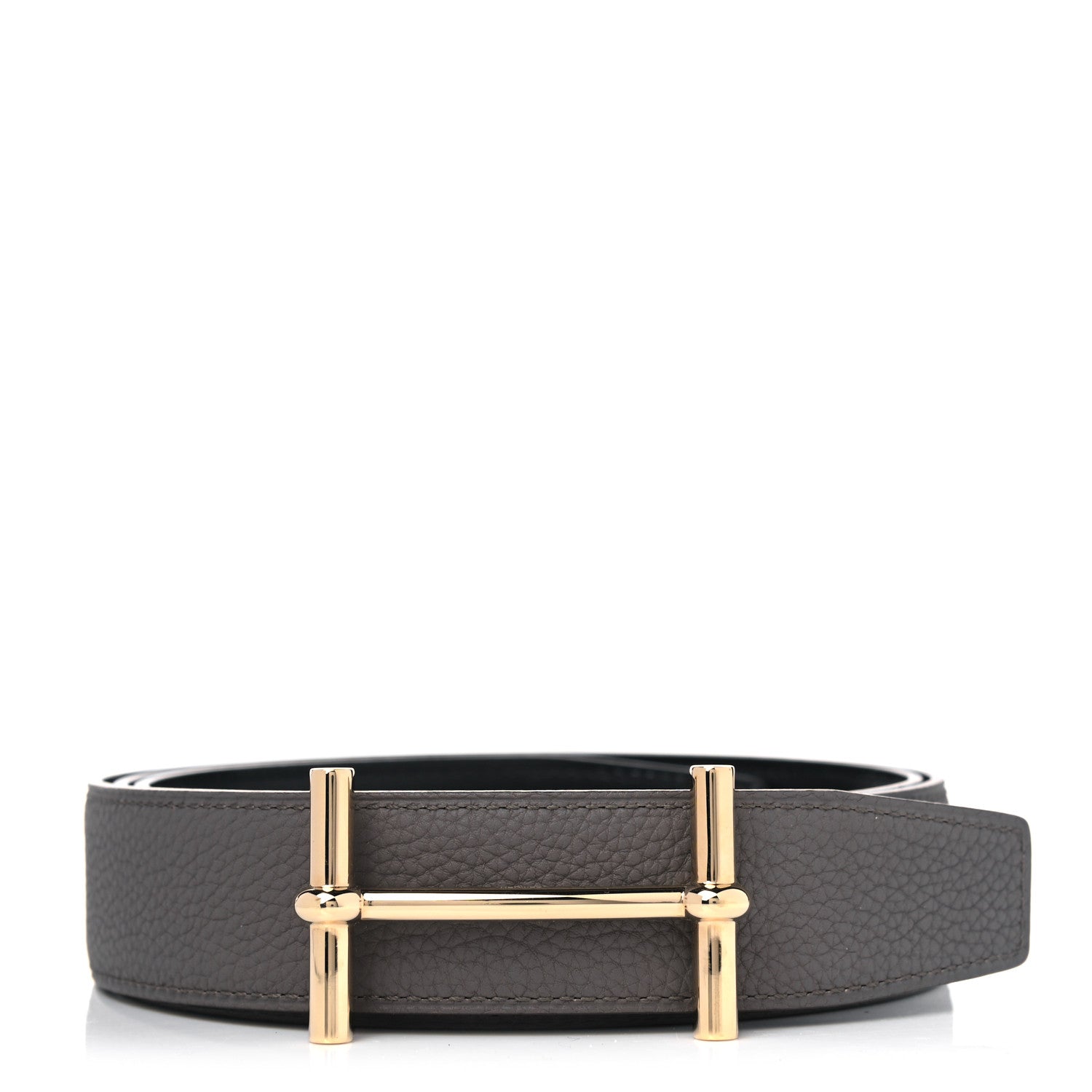 Hermes Togo 32mm H d'Ancre Belt 100 40 Etain Black 1 of 5