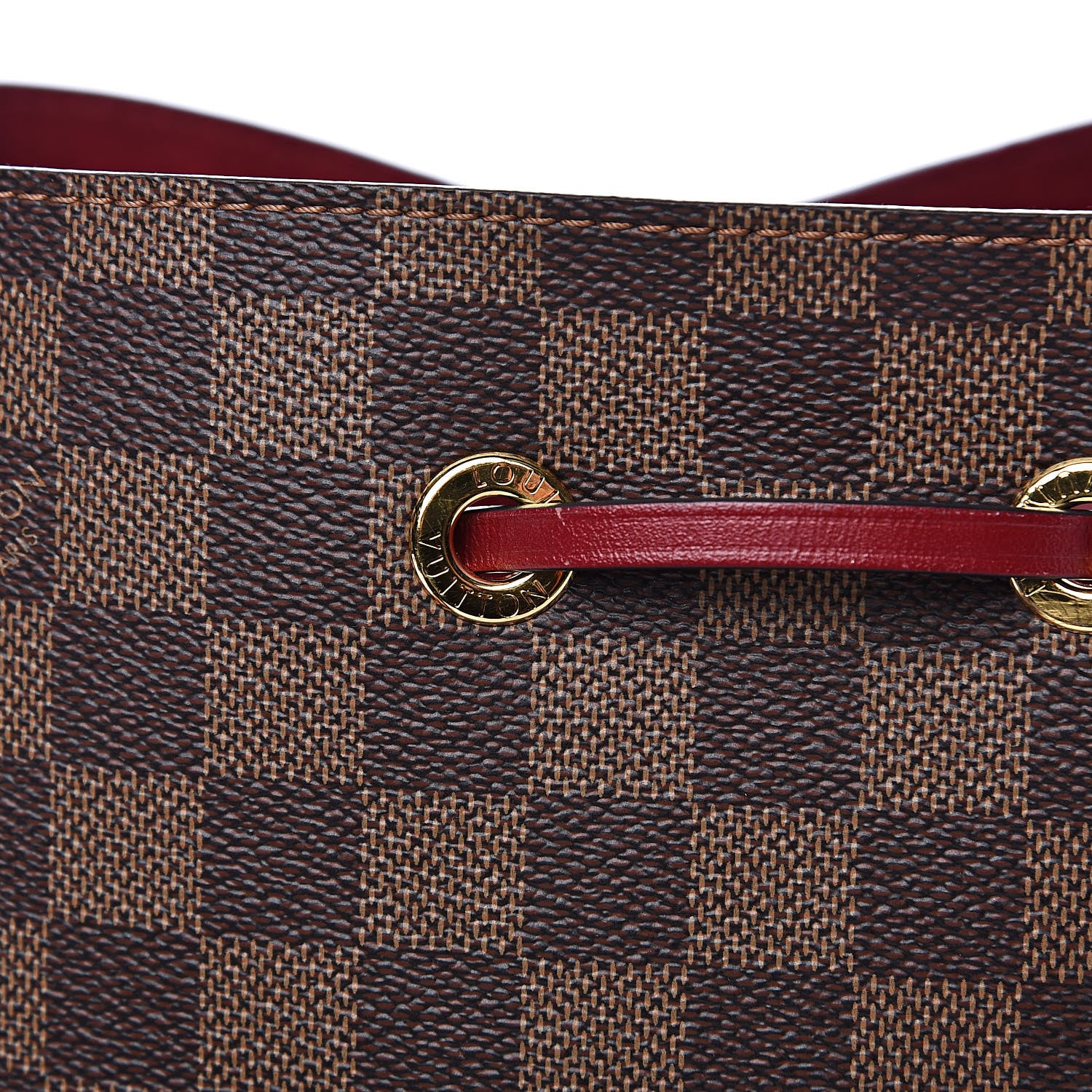Louis Vuitton Damier Ebene Neonoe MM Cherry Berry 6 of 11