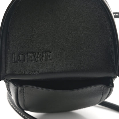 Loewe Soft Calfskin Mini Heel Pouch Black 6 of 12