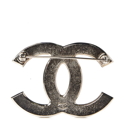 Chanel Pearl CC Brooch Silver Multicolor 3 of 6