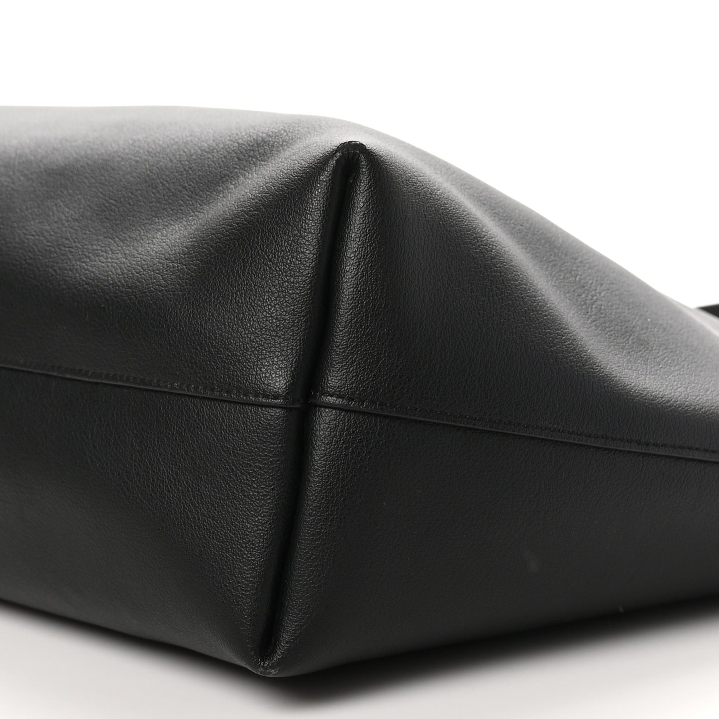 Calfskin Large Shopping Tote Black