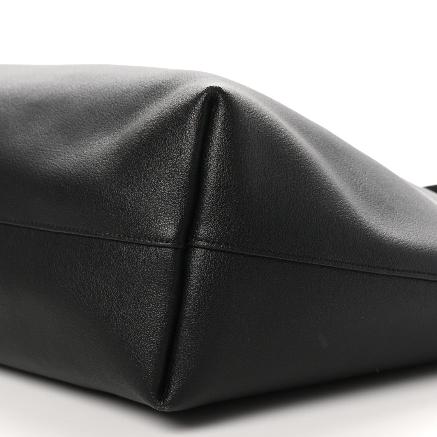 Saint Laurent Calfskin Large Shopping Tote Black 10 of 12