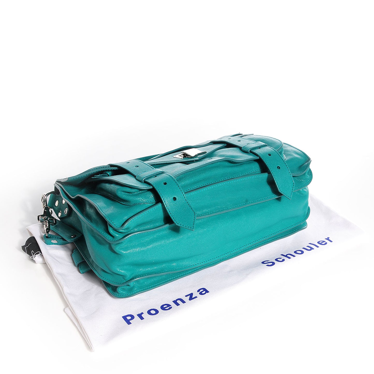 Lambskin PS1 Medium Satchel Emerald