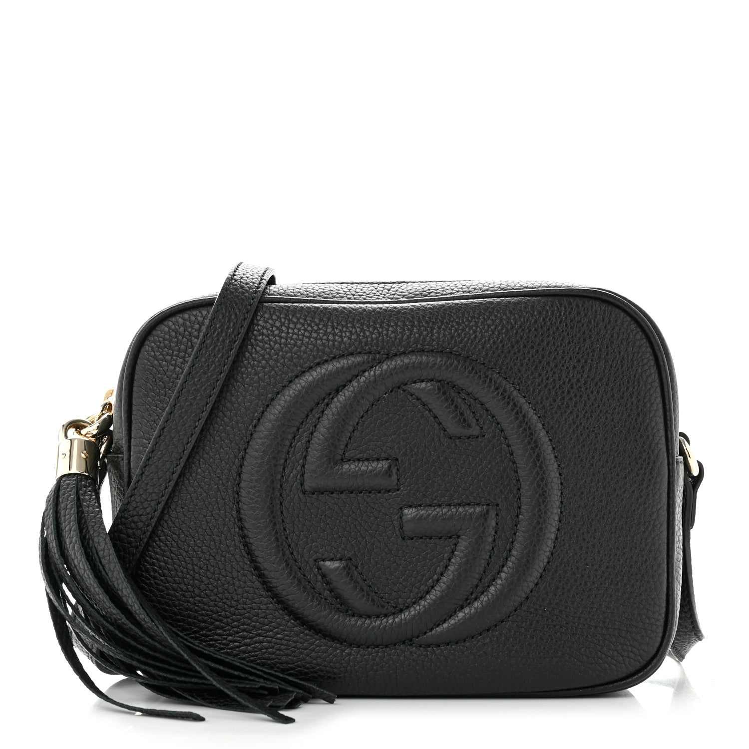 Gucci Pebbled Calfskin Small Soho Disco Bag Black 1 of 11