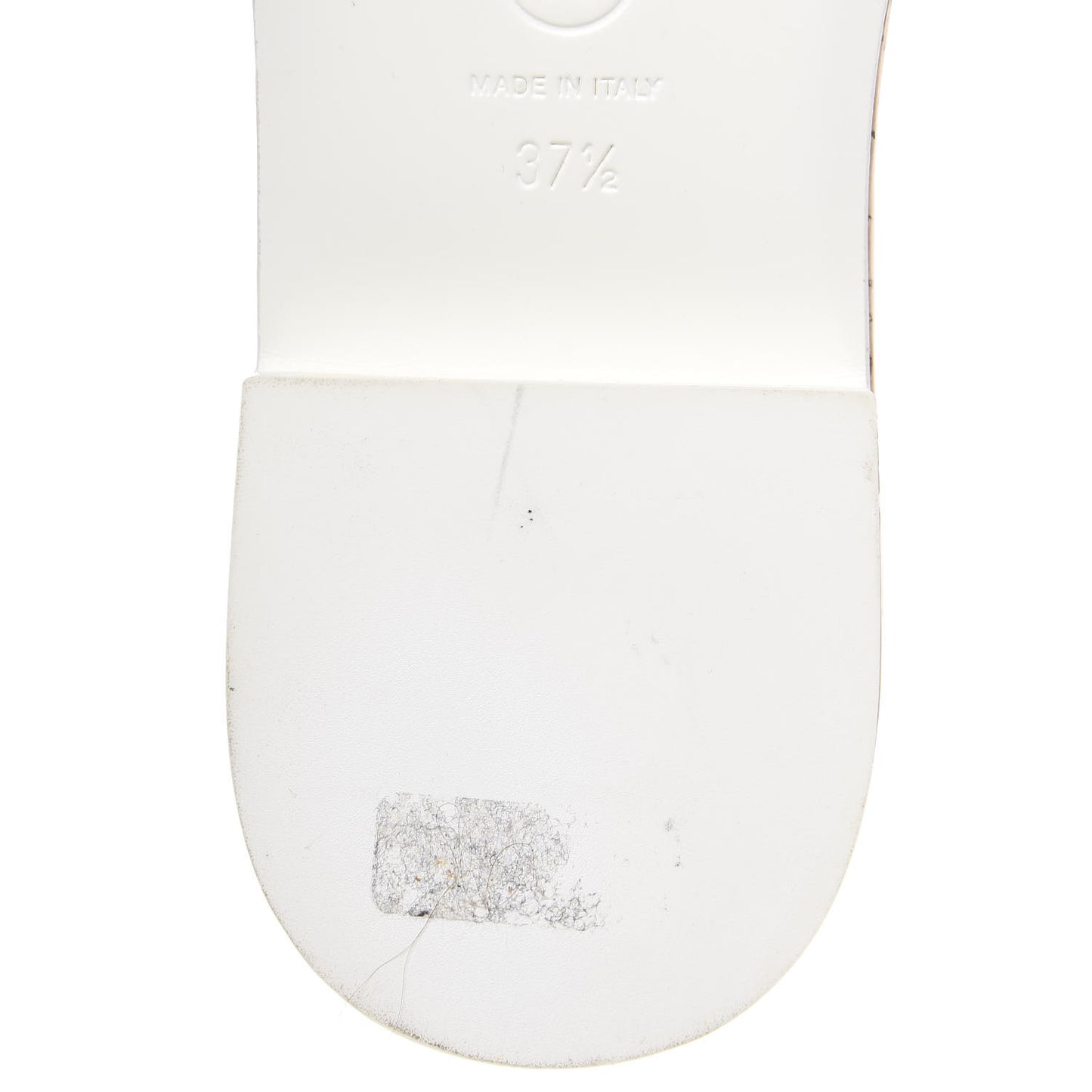 Tweed Cork Mule Sandal 37.5 White Multicolor