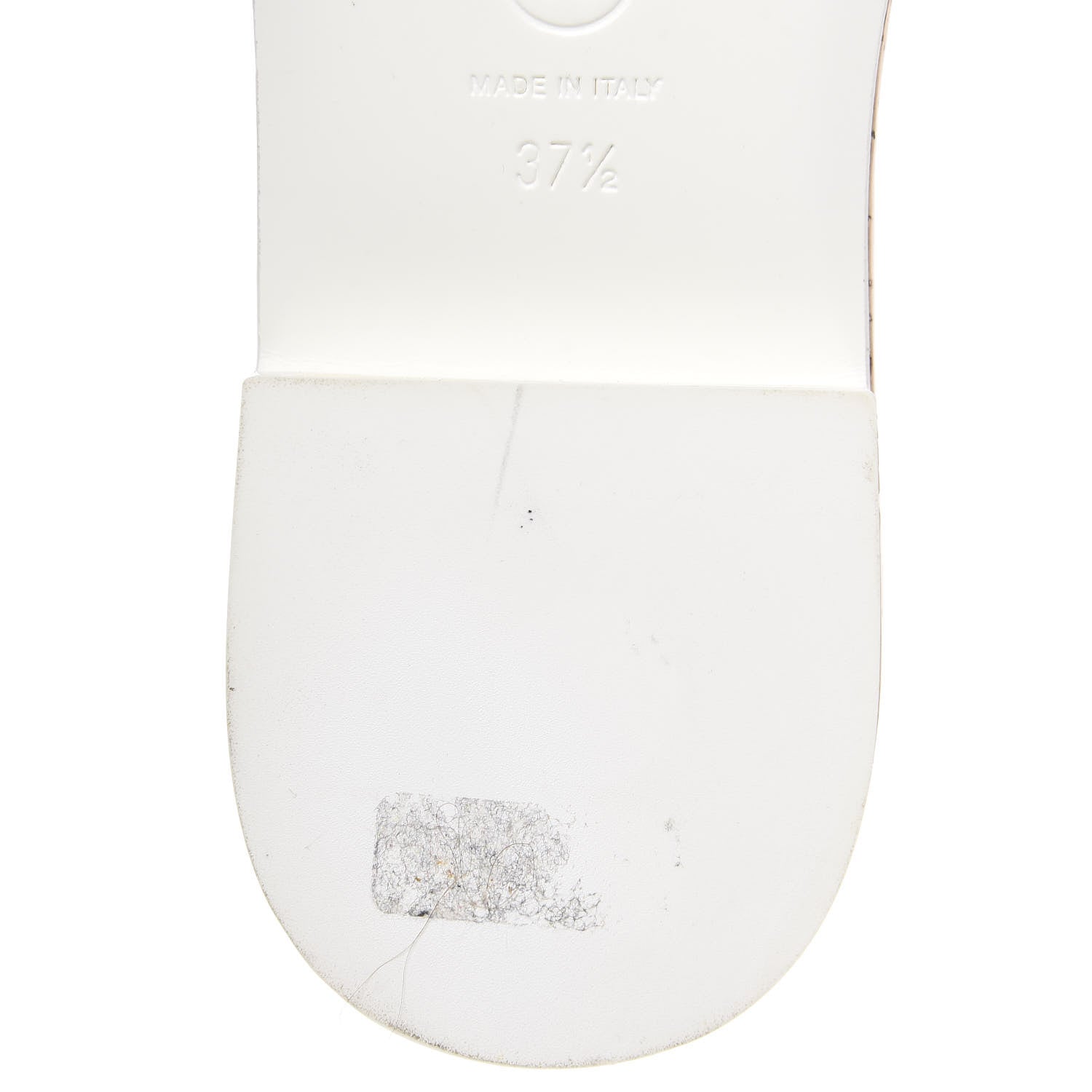Chanel Tweed Cork Mule Sandal 37.5 White Multicolor 10 of 10