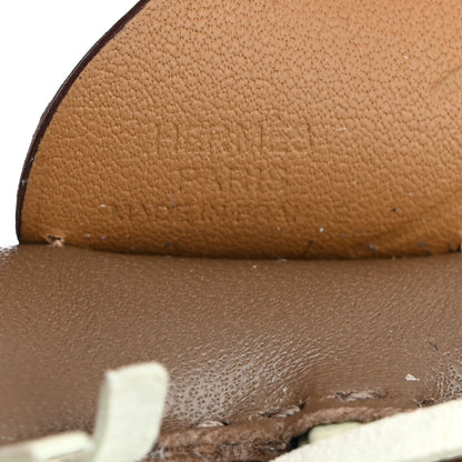 Hermes Milo Lambskin Grigri Rodeo Pegase Horse Bag Charm PM Etoupe Vert Fizz Biscuit 3 of 5