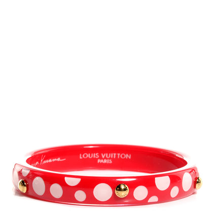 Louis Vuitton Kusama Infinity Dots Bangle PM Medium Red 1 of 7