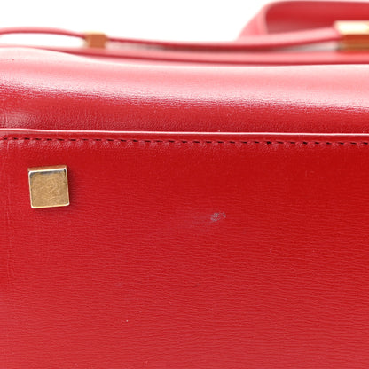 Saint Laurent Calfskin Small Manhattan Shopper Tote Red 10 of 10