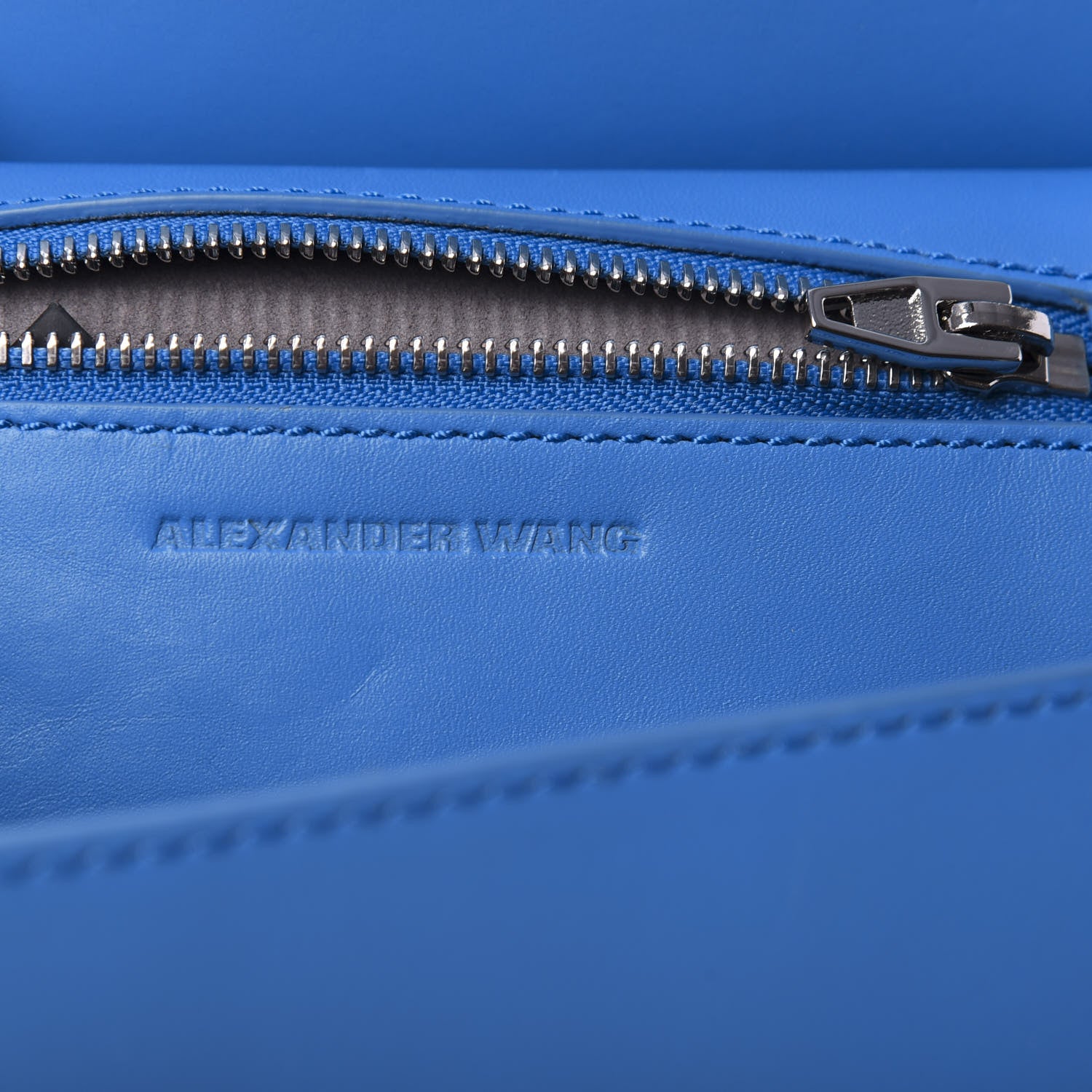 Alexander Wang Calfskin Small Marion Tote Air Force Blue Nickel Hardware 6 of 9