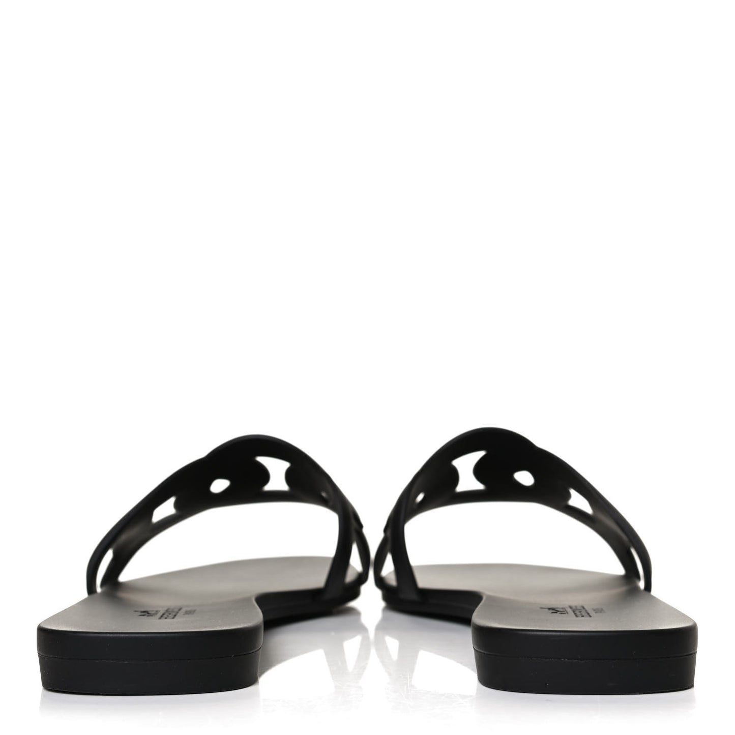 Rubber Aloha Sandals 37 Black