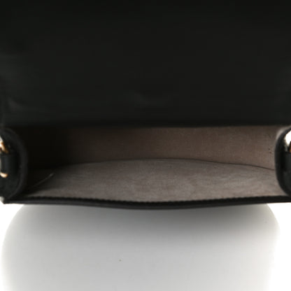 Chloe Calfskin Suede Medium Nile Bracelet Bag Black 5 of 10