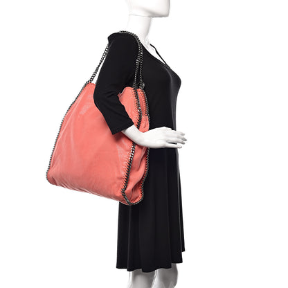 Stella McCartney Shaggy Deer Big Falabella Tote Coral 2 of 12
