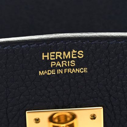 Hermes Togo Birkin 30 Bleu Nuit 6 of 11