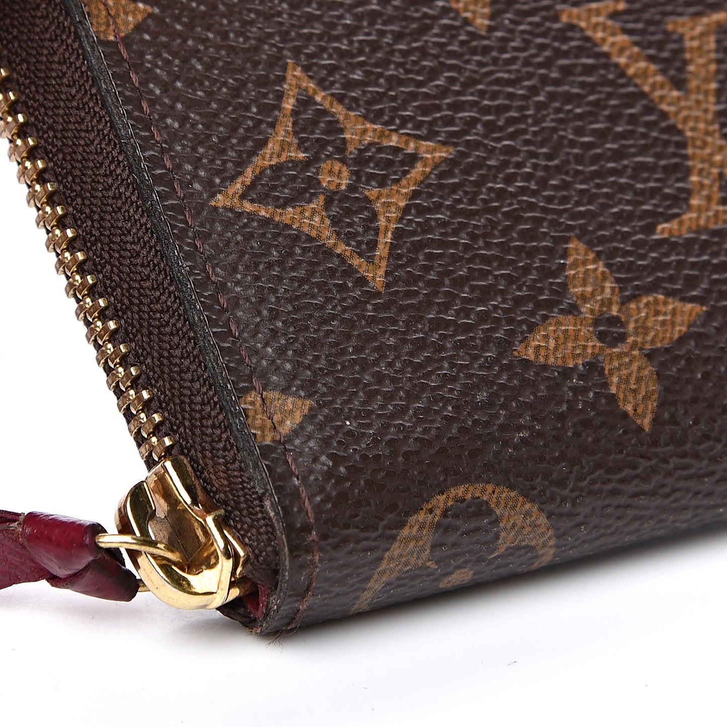 Monogram Clemence Wallet Fuchsia