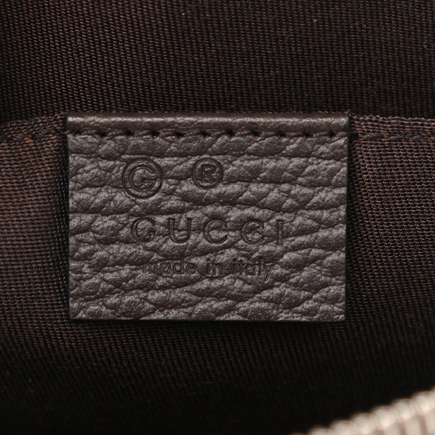 Monogram Belt Bag Dark Brown