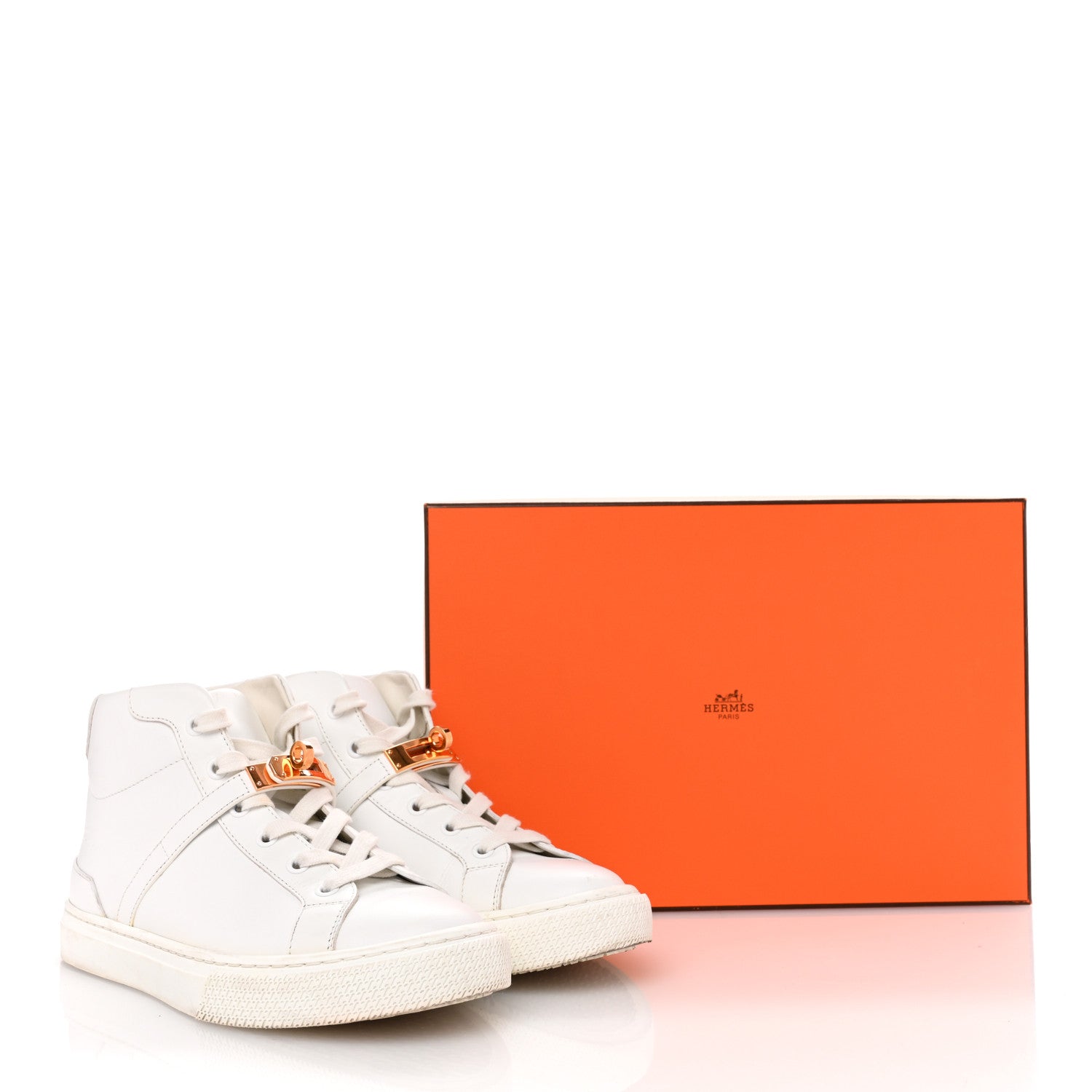 Hermes Calfskin Daydream Sneakers 36.5 White 14 of 14