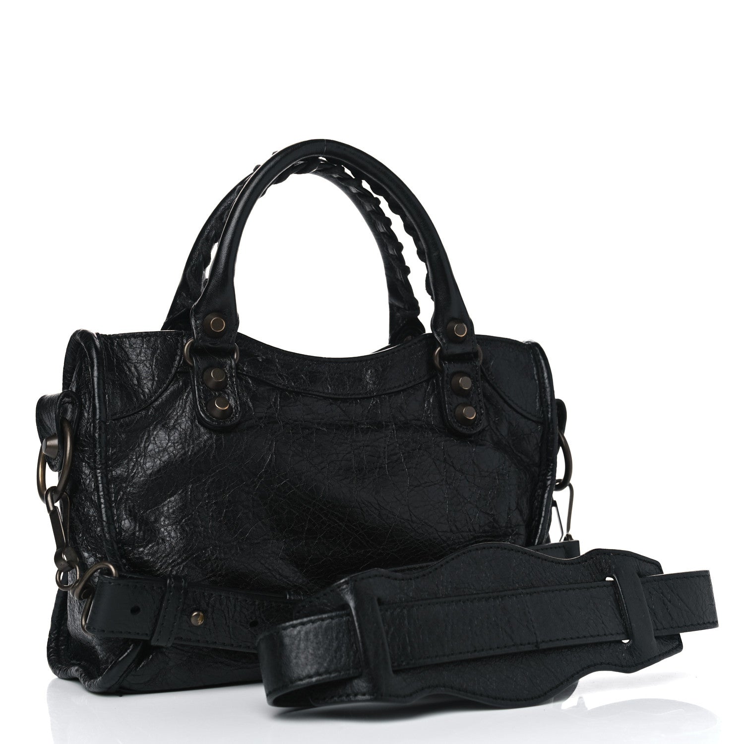 Balenciaga Agneau Classic Hardware Mini City Black 2 of 4