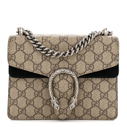 Gucci GG Supreme Monogram Mini Dionysus Shoulder Bag Black 1 of 12