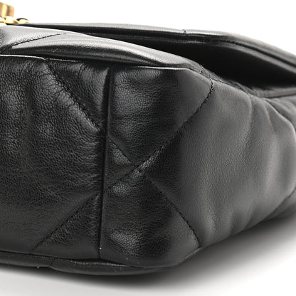 Chanel Lambskin Quilted Medium Chanel 19 Flap Black 9 of 9