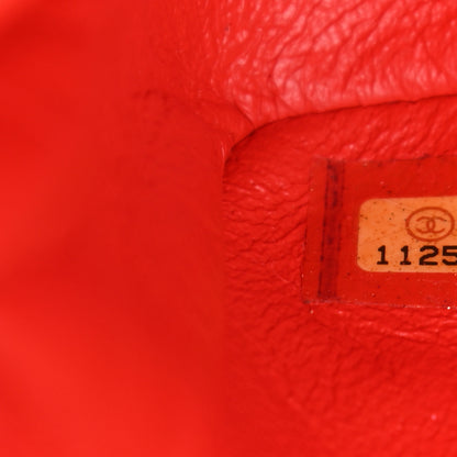 Chanel Lambskin Perforated East West Flap Red 7 of 11