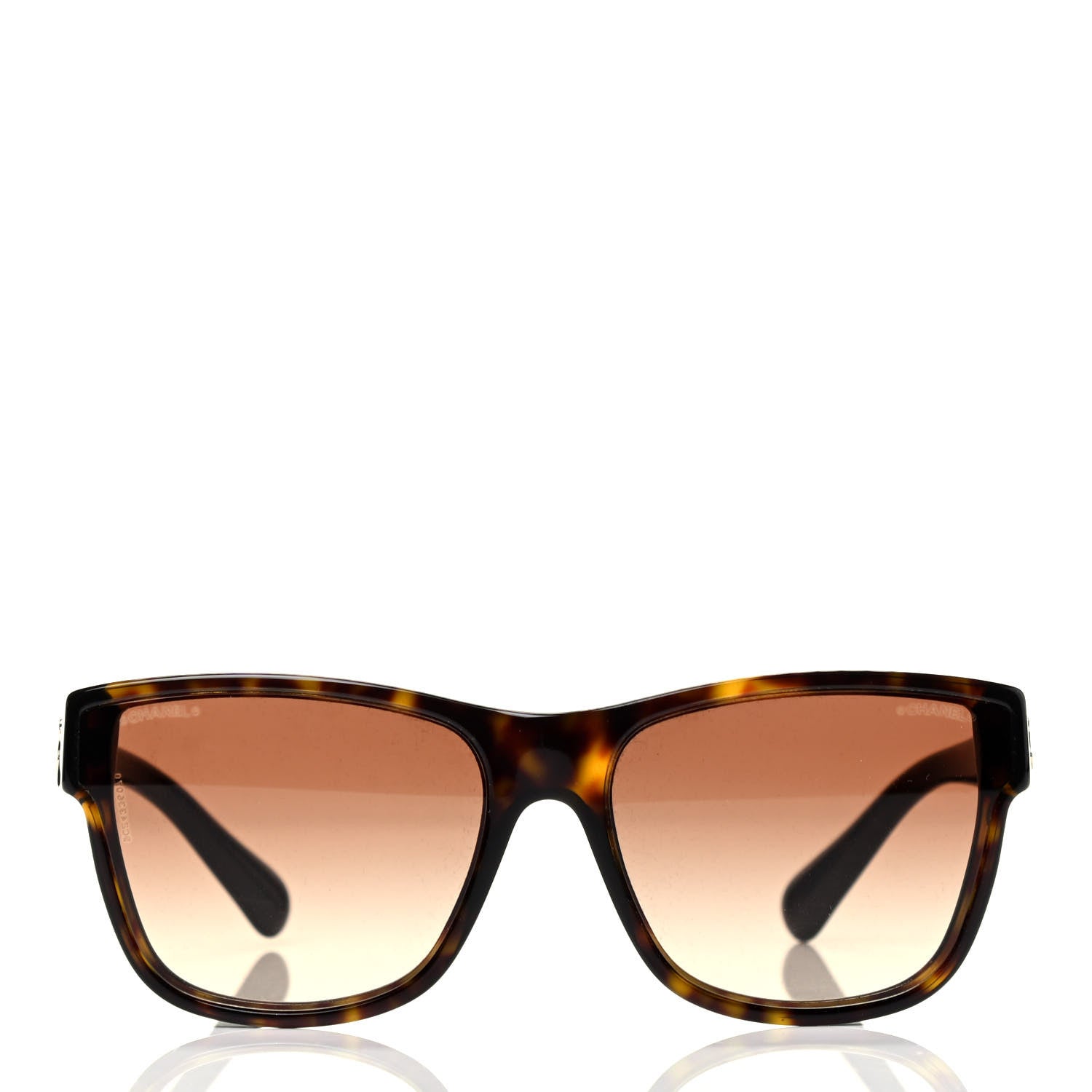 Chanel Acetate Butterfly Sunglasses 5386 Dark Tortoise 2 of 6