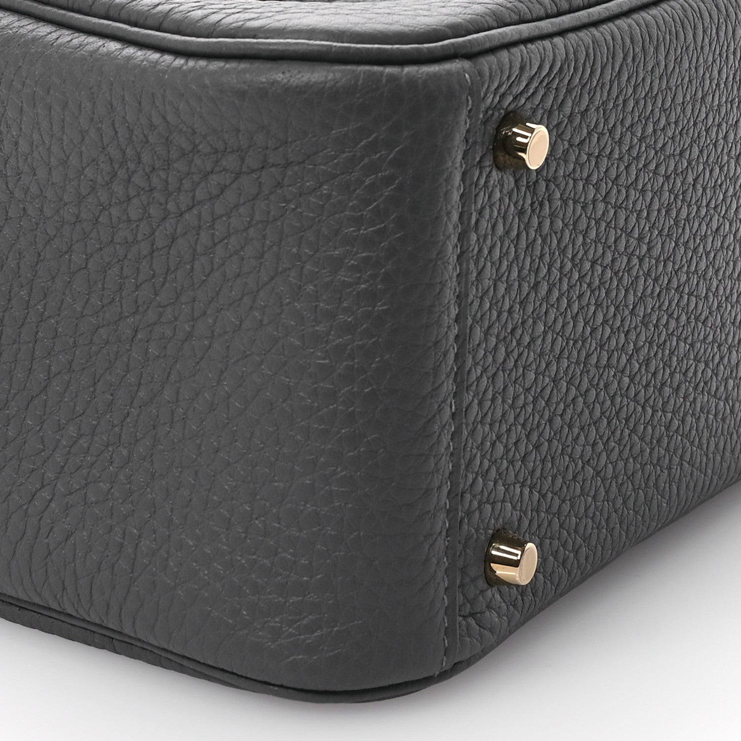 Hermes Taurillon Clemence Mini Lindy 20 Ardoise 9 of 11